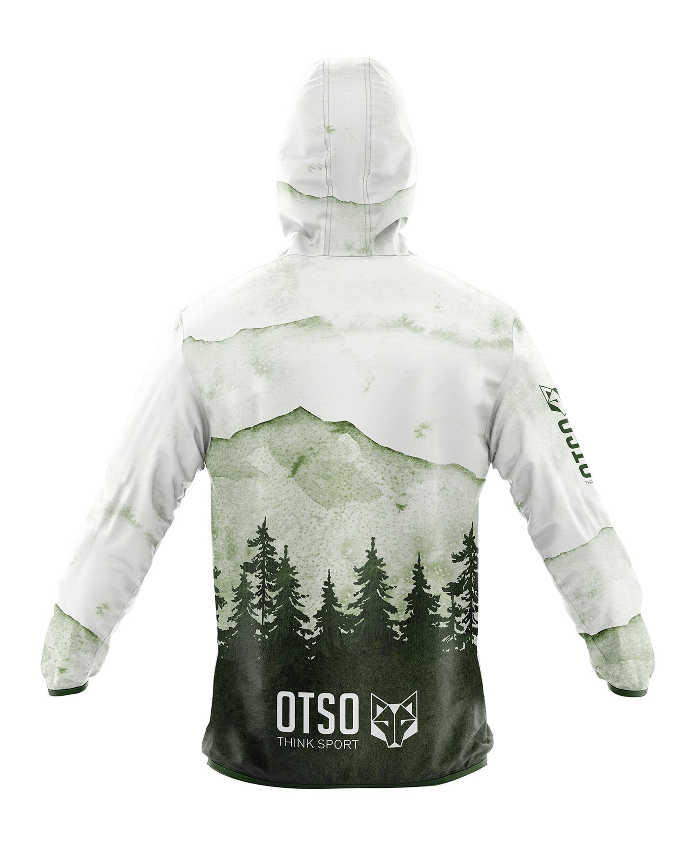 Unisex Running Jacket - Green Forest