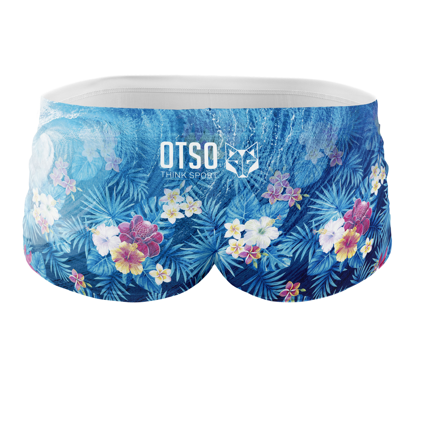 Men's Square Leg Swimsuit - Swim Bike Run Wave