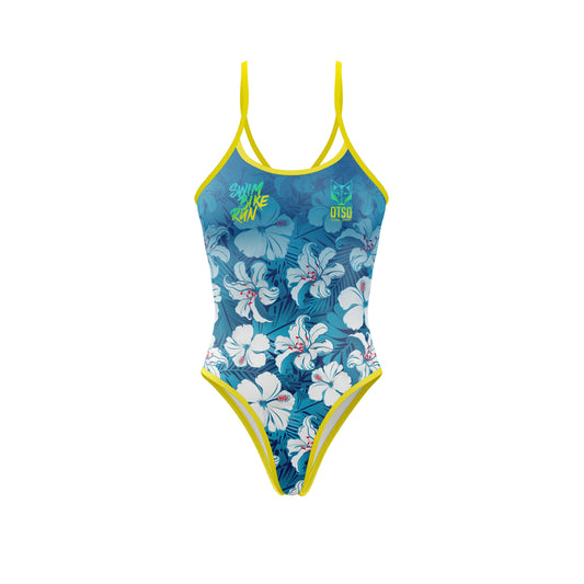 Women's Swimsuit - Swim Bike Run Flower