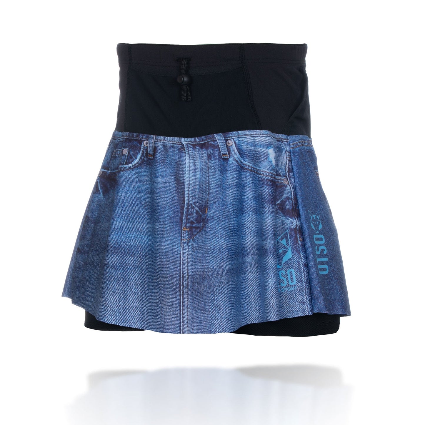 Women's Running Skirt - Blue Jeans Print