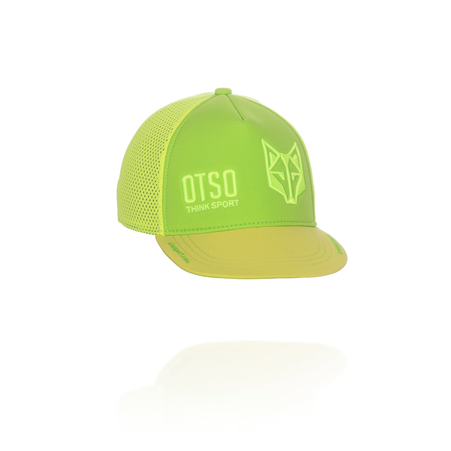 Snapback Cap - Fluorescent Green / Fluorescent Yellow