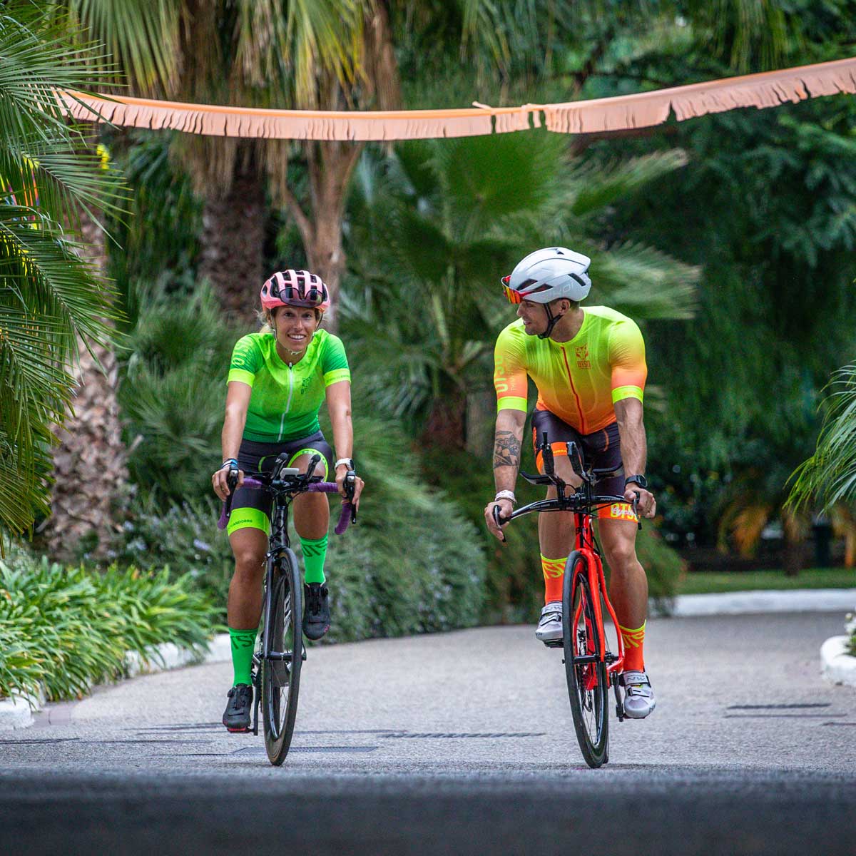 Men's Cycling Bib Short Fluo Green