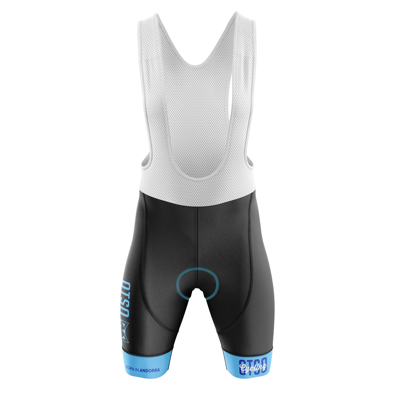 Men's Cycling Bib Short Fluo Blue