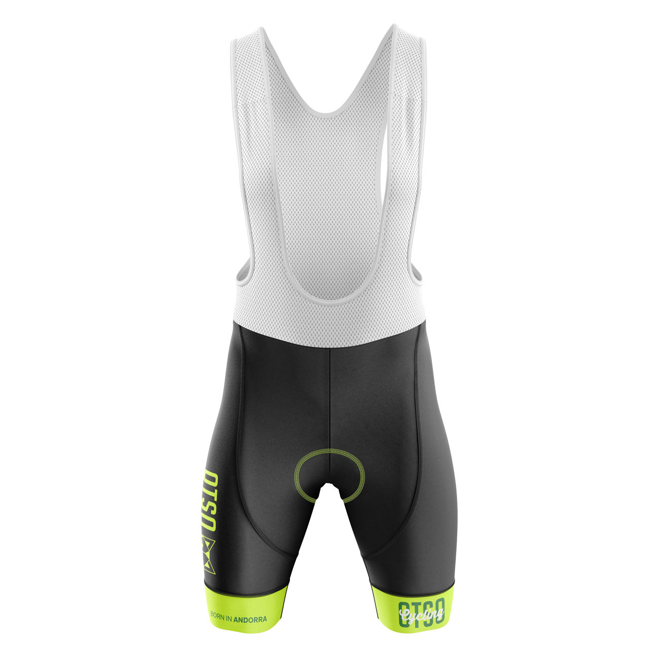 Men's Cycling Bib Short Fluo Green