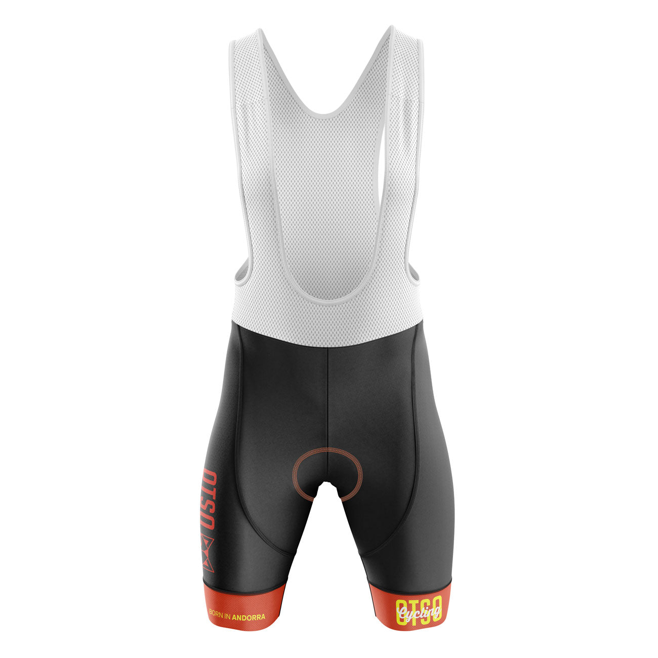 Men's Cycling Bib Short Fluo Orange