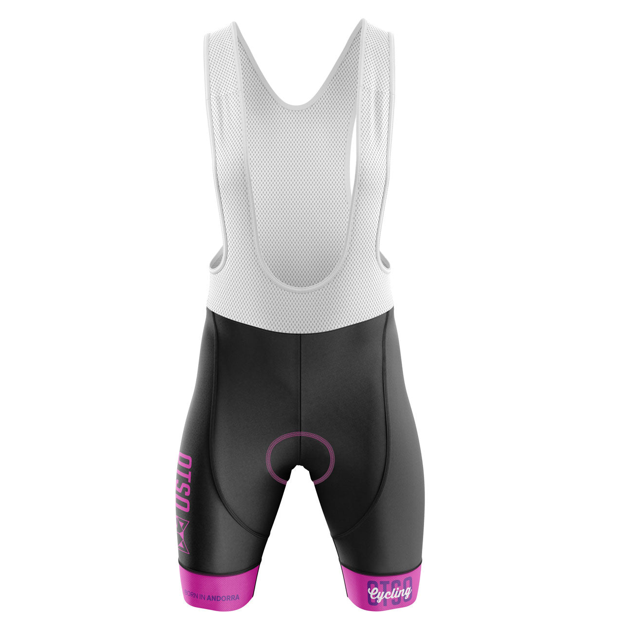Men's Cycling Bib Short Fluo Pink