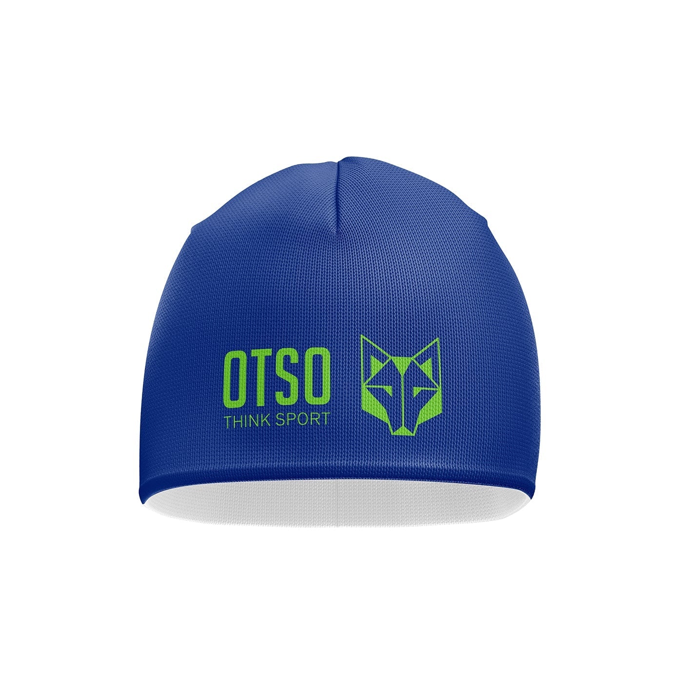 Beanie Electric Blue / Fluo Green