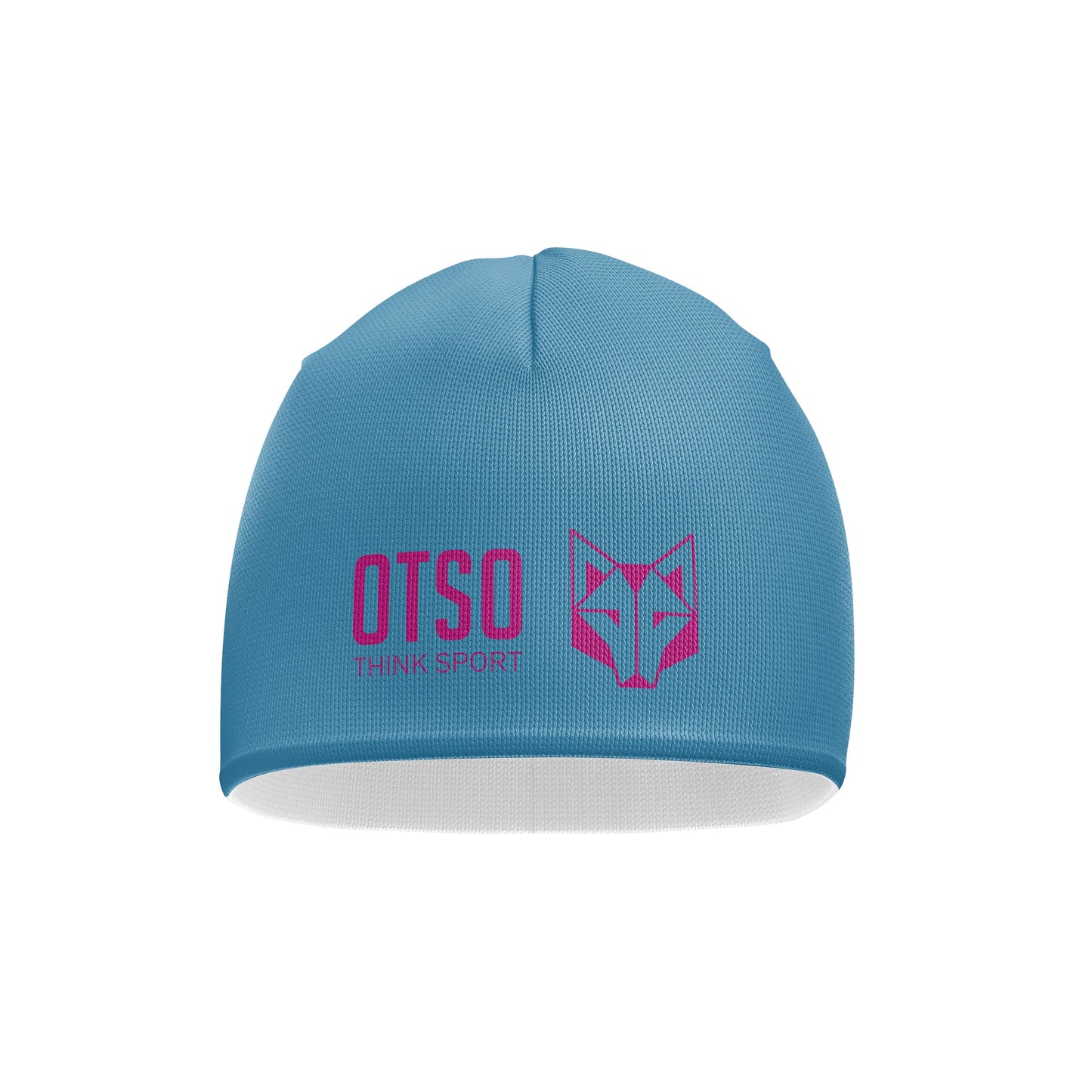 Beanie Light Blue / Fluo Pink