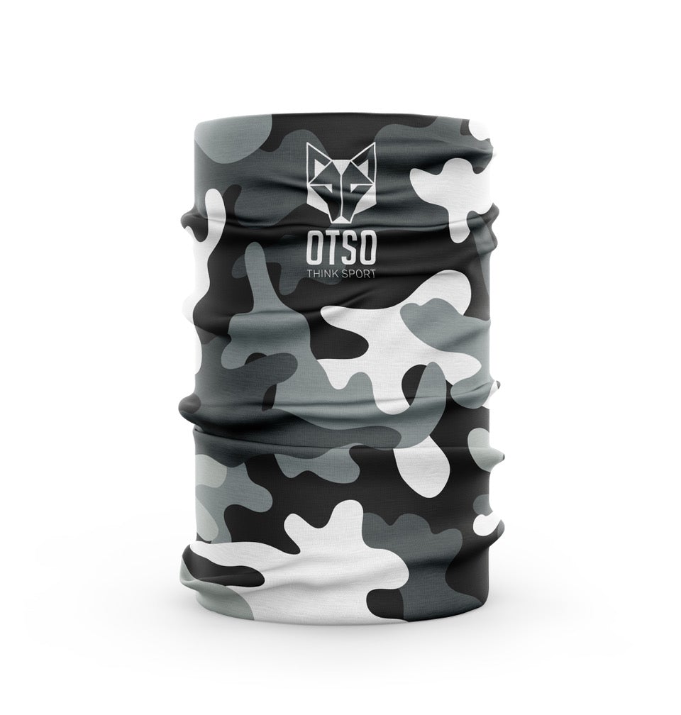 OTSO Sport Neck Gaiter - Grey Camo