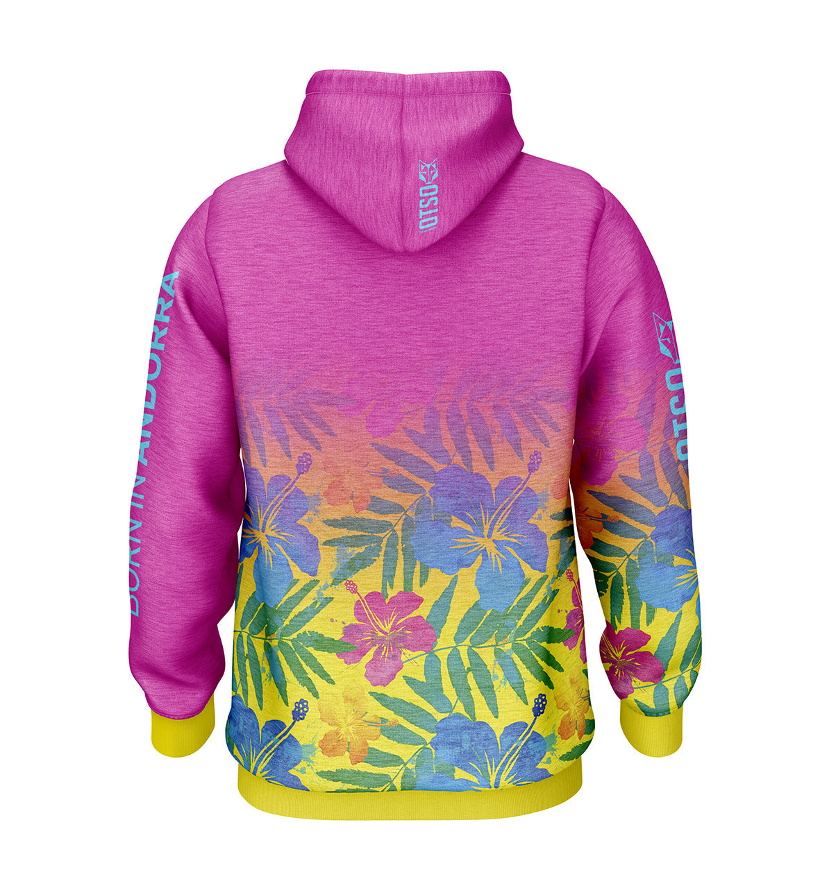Hoodie - Floral Pink