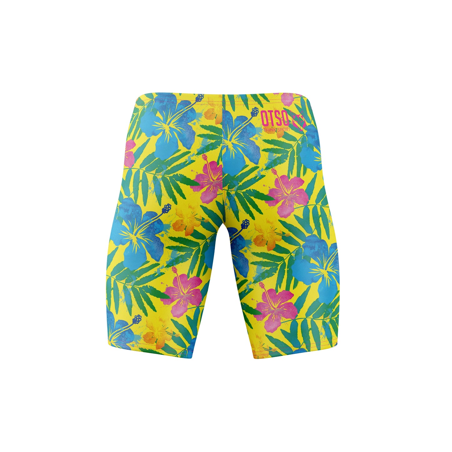 Men's Swim Jammer - Yellow Floral