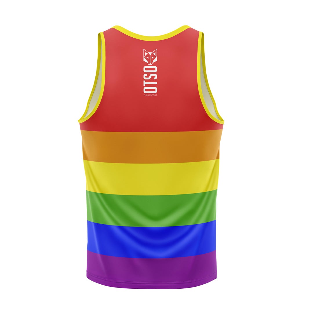 Men's Tank Top - Rainbow Stripes Fight 4 Love