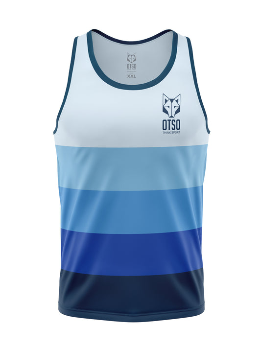 Men's Stripe Tank Top - Blue