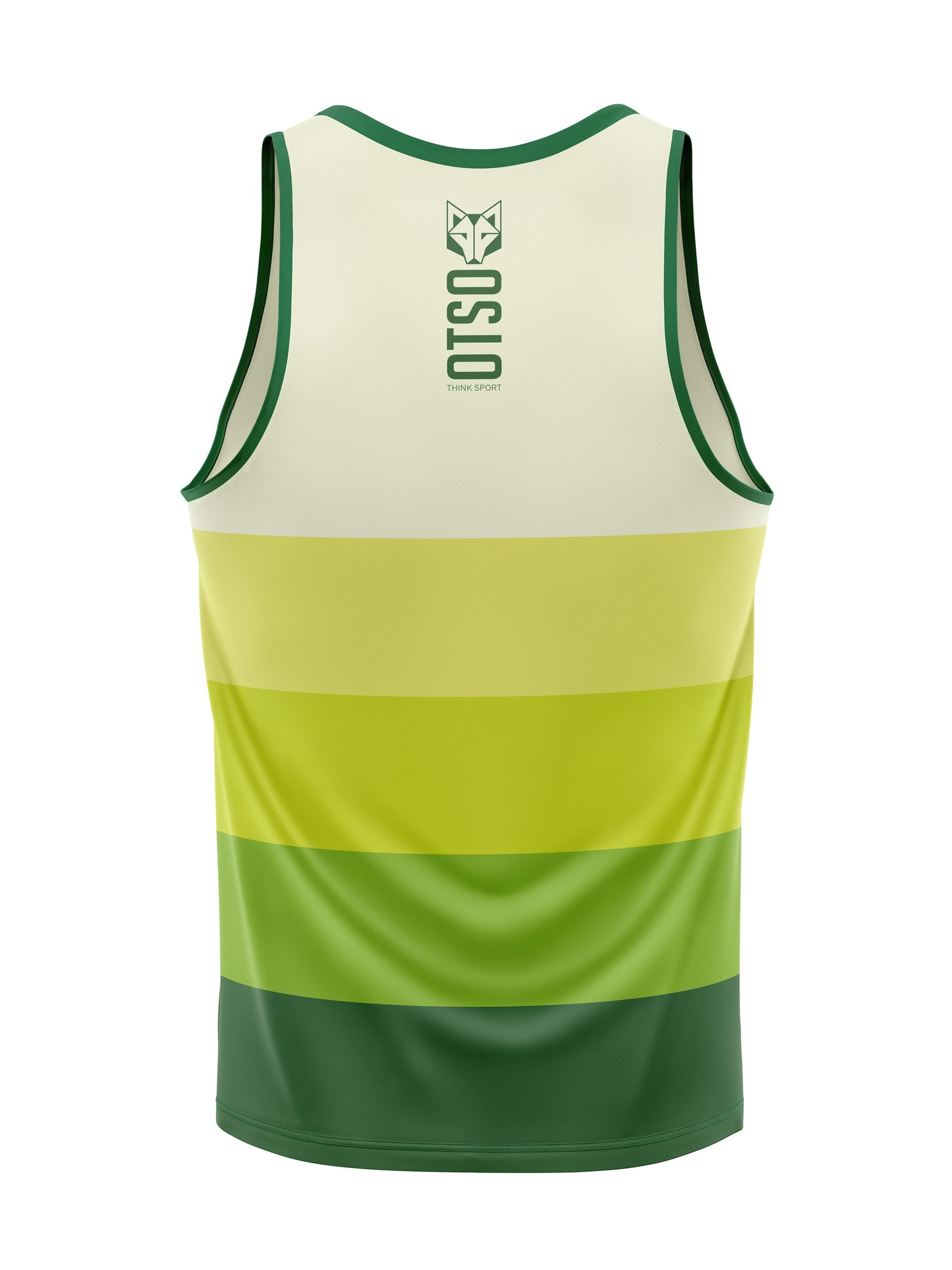 Men's Tank Top - Green Stripes