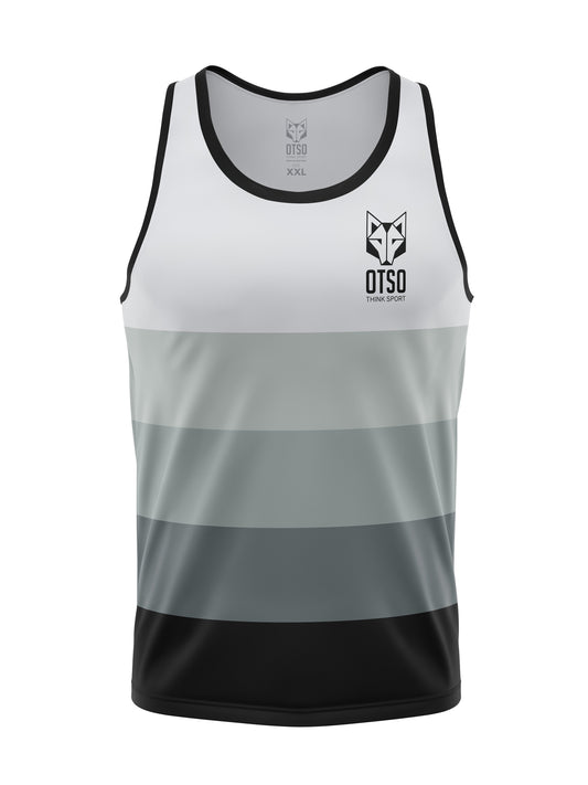 Men's Tank Top - Grey Stripe