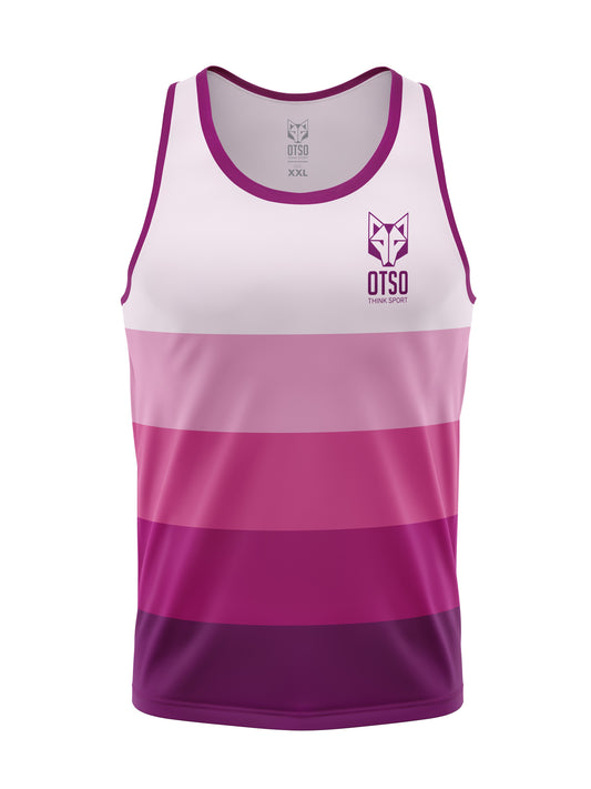 Men's Tank Top - Pink Stripe