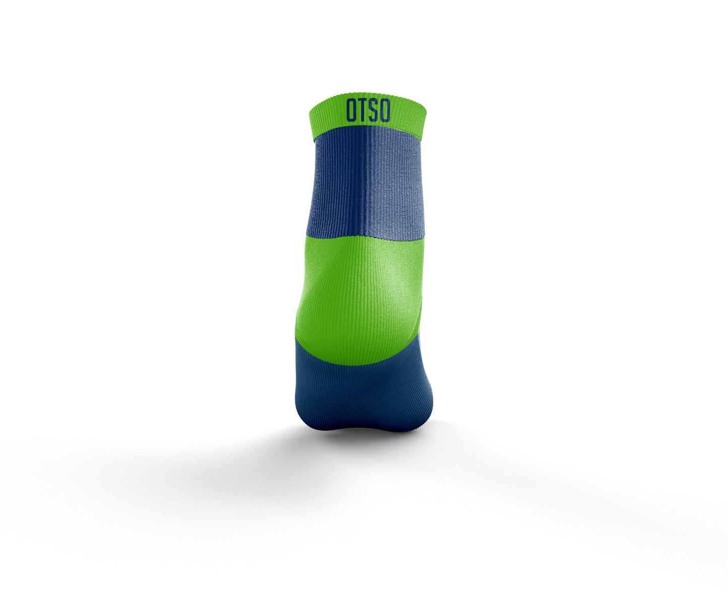 Low Cut Electric Blue & Fluo Green Multisport Socks