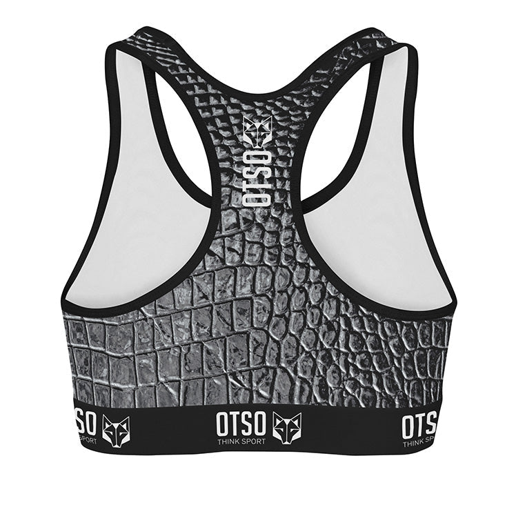Sports Bra Black Snake