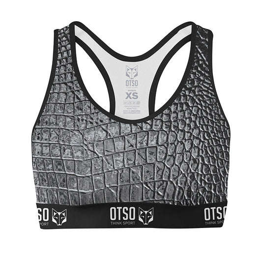 Sports Bra Black Snake