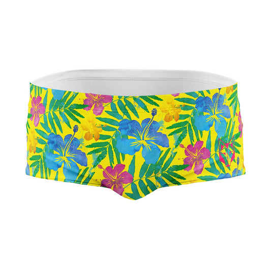 Men's Square Leg Swimsuit - Floral