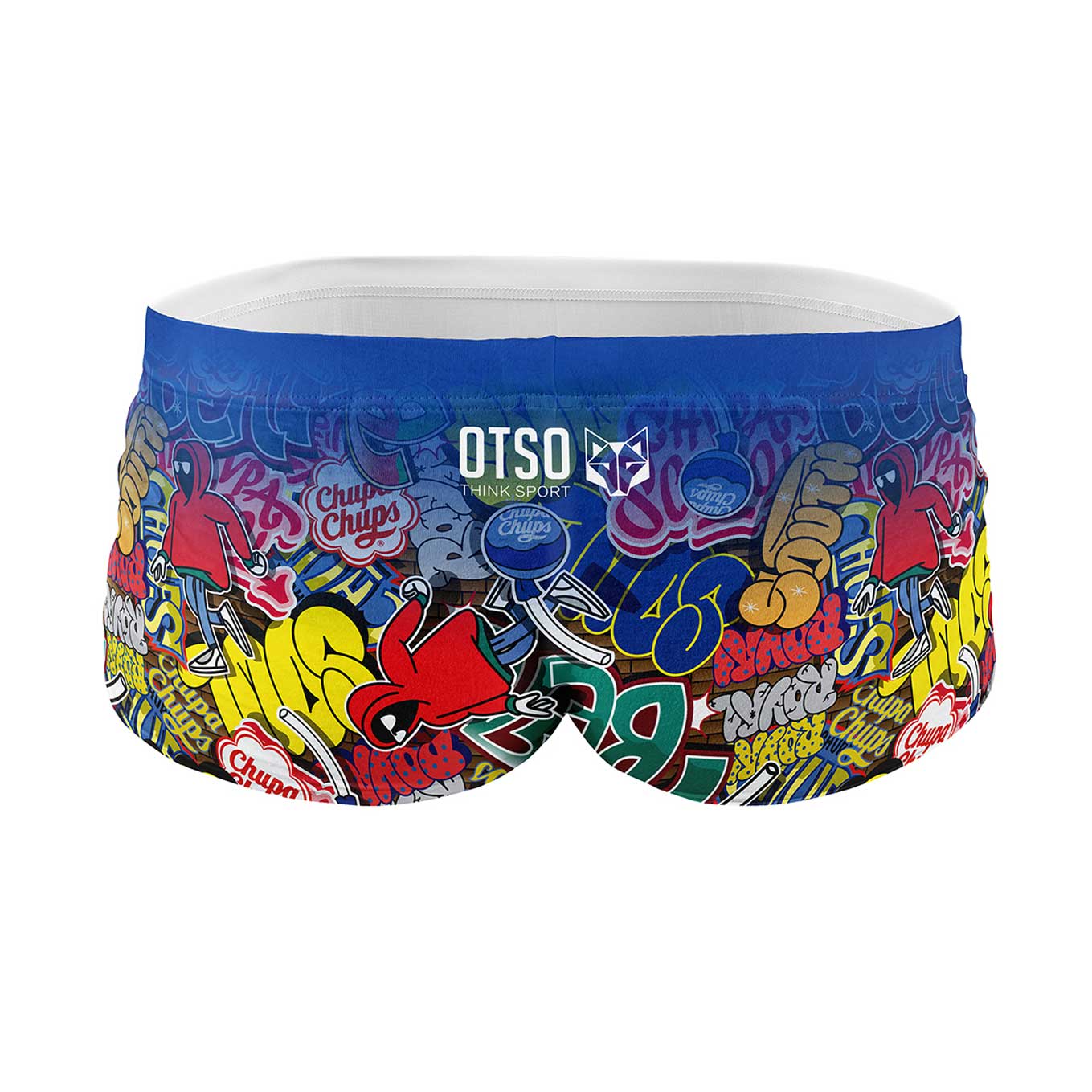 Men's Square Leg Swimsuit - Chupa Chups Graffiti