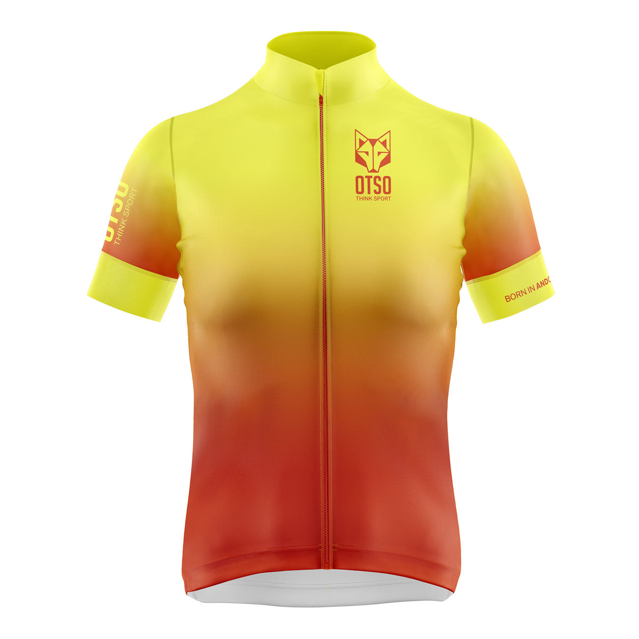 Women's Cycling Jersey Fluo Orange