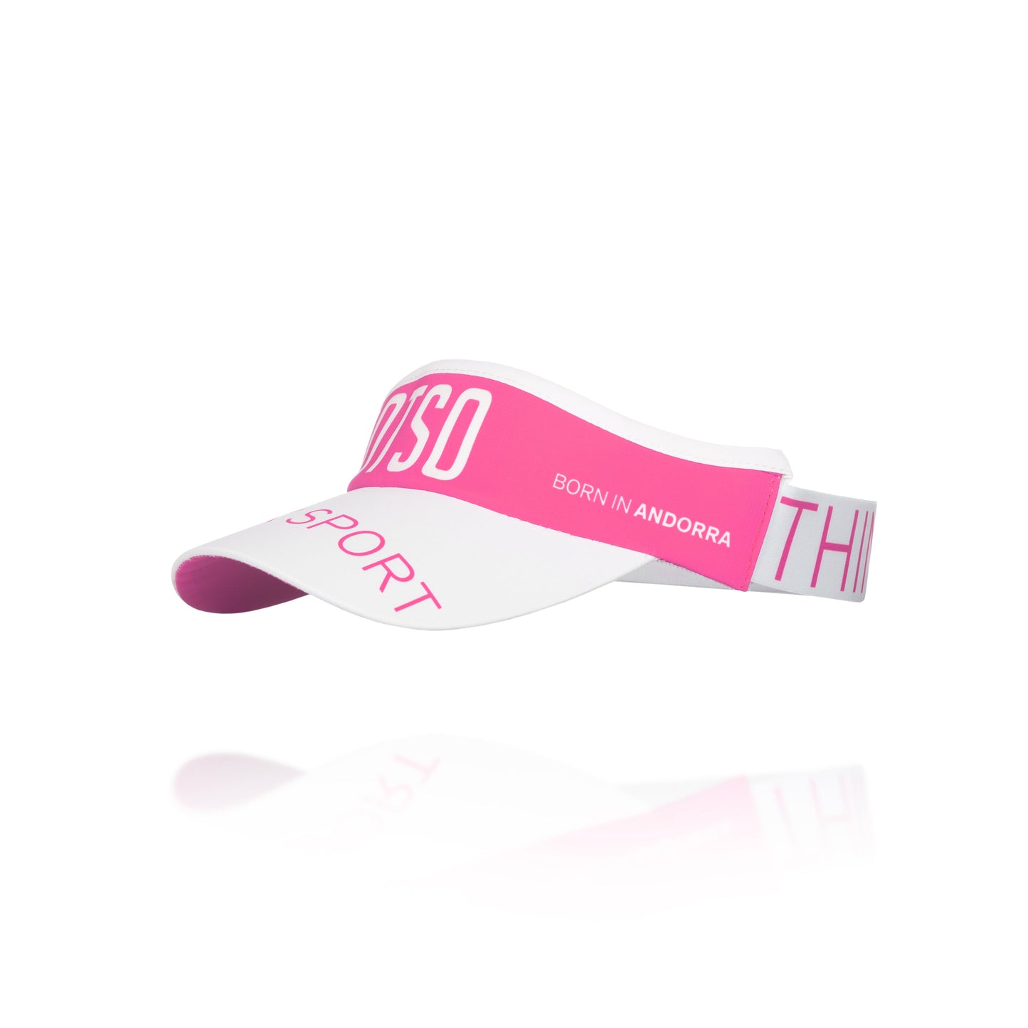 Visor Fluo Pink & White
