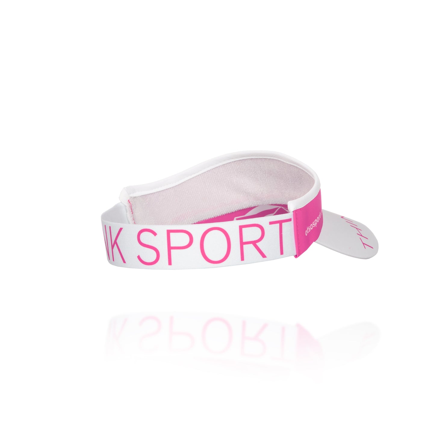 Visor Fluo Pink & White