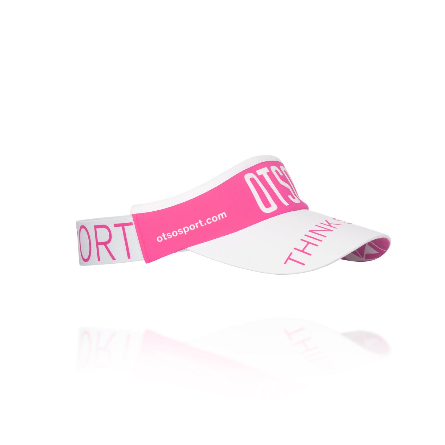 Visor Fluo Pink & White