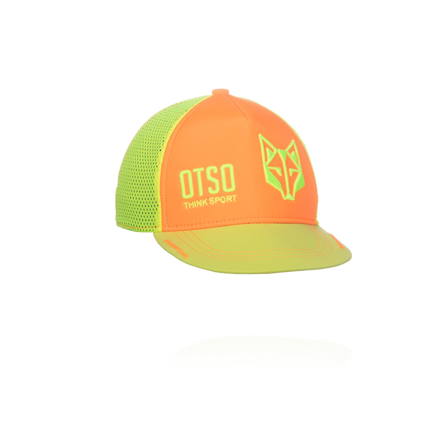 Snapback Cap - Fluorescent Orange / Fluorescent Yellow