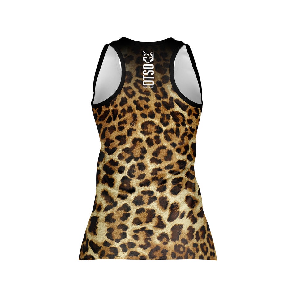 Women's Tank Top - Leopard Skin Print