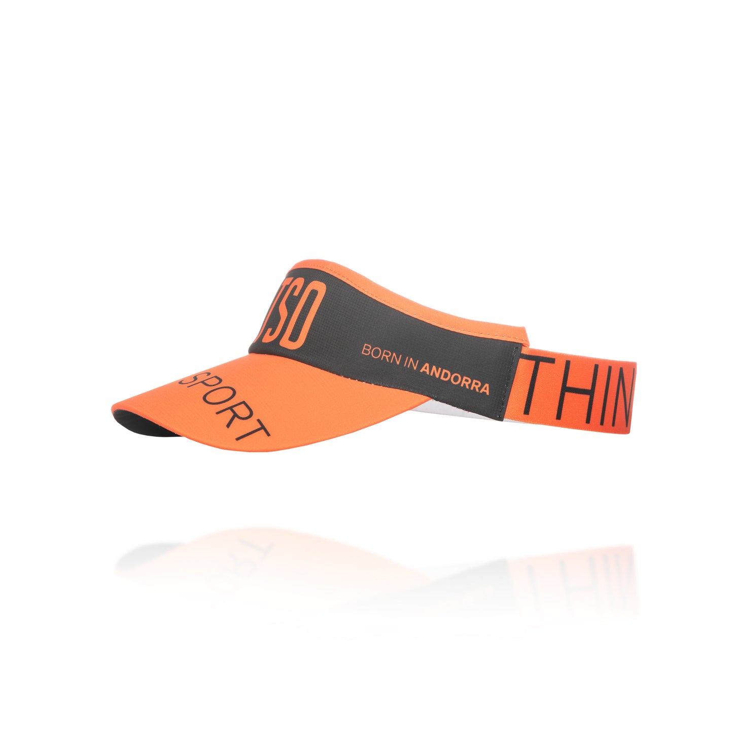 Visor Black & Fluo Orange