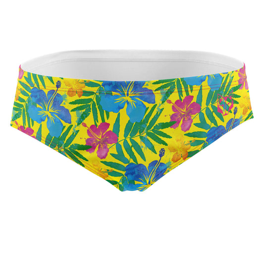 Men's Swim Briefs - Floral