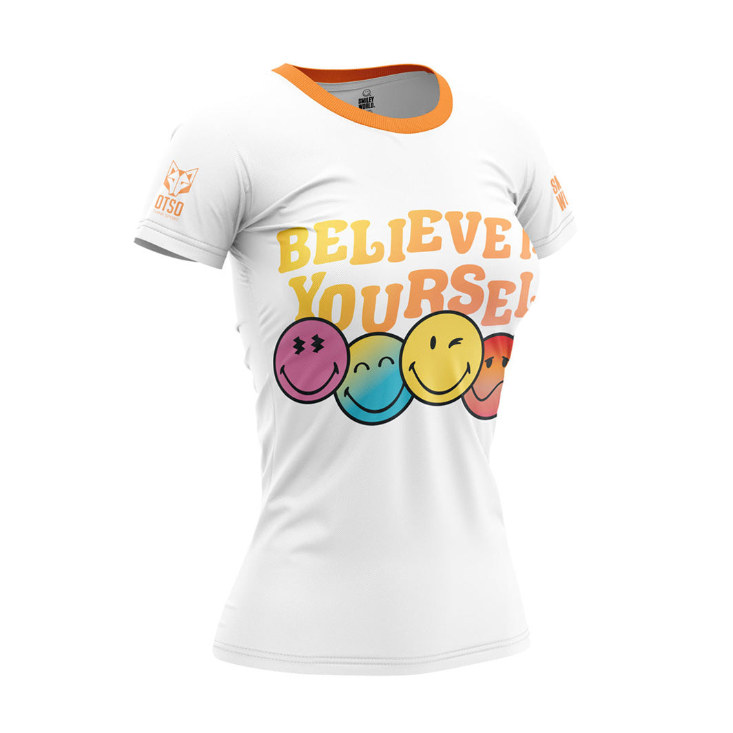 NEW Women's T-Shirt SmileyWorld Believe