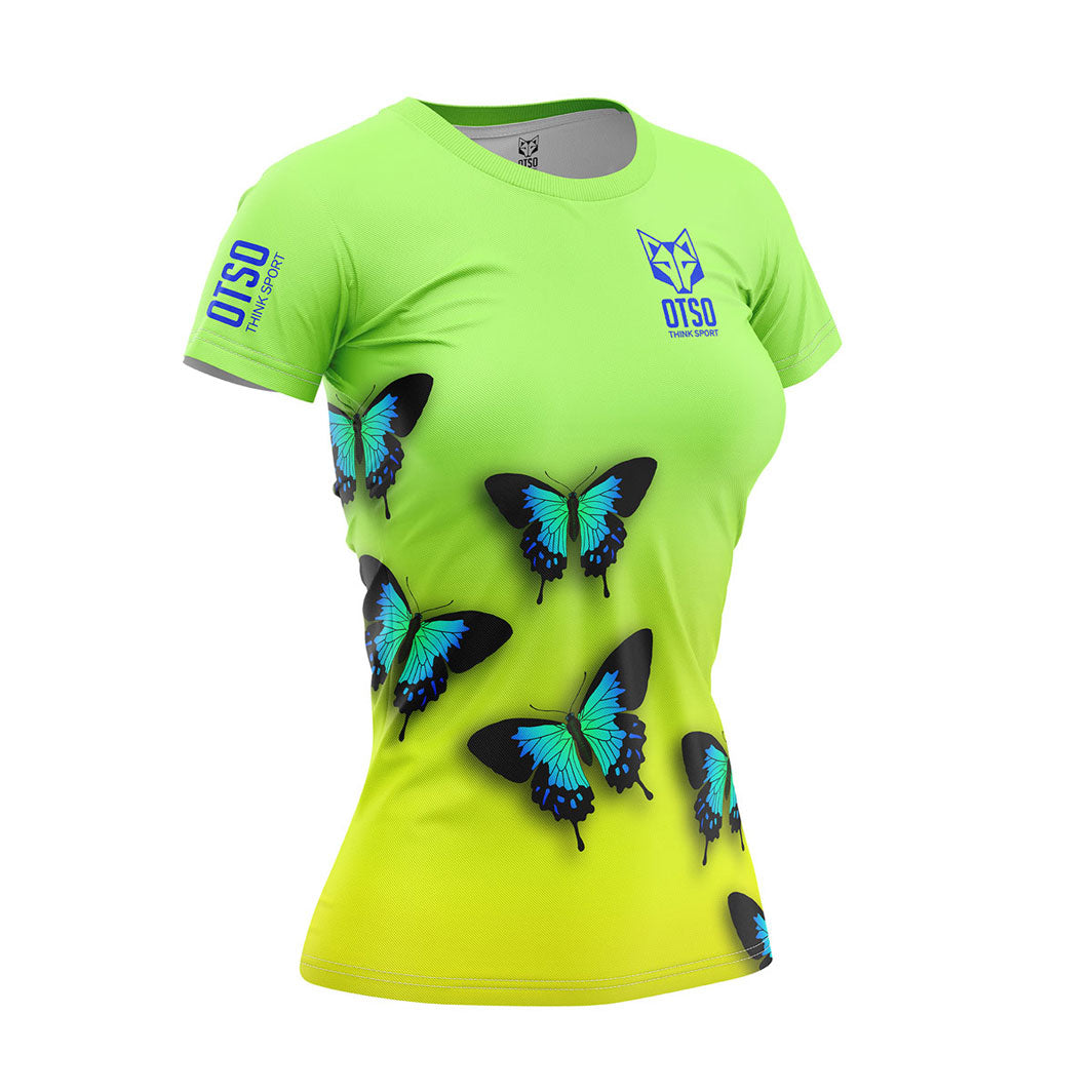 Women's Tech T-Shirt - Butterfly