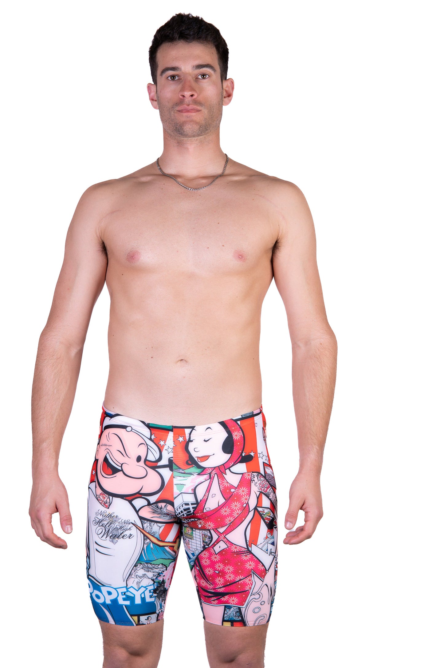 Men's Swim Jammer - Popeye Art Show