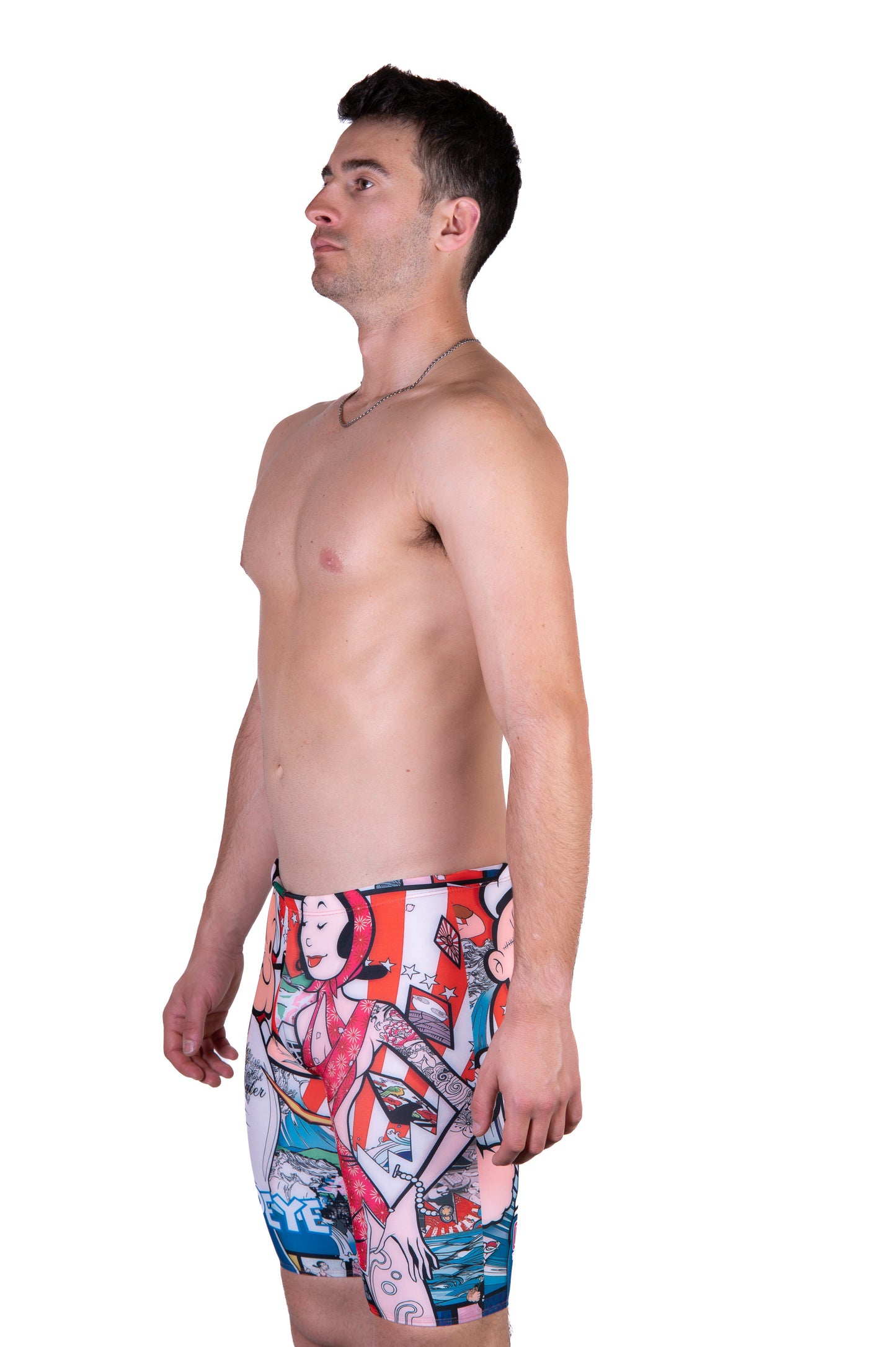 Men's Swim Jammer - Popeye Art Show