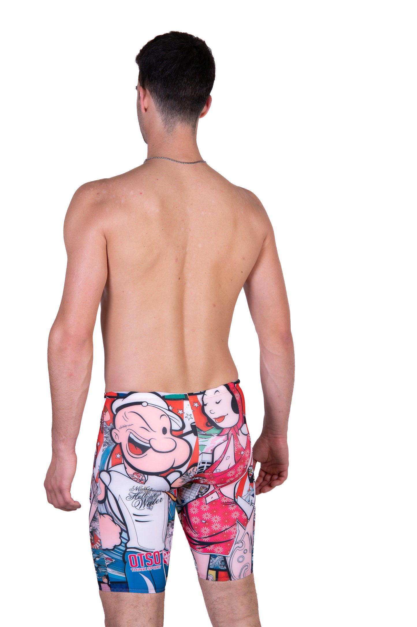 Men's Swim Jammer - Popeye Art Show