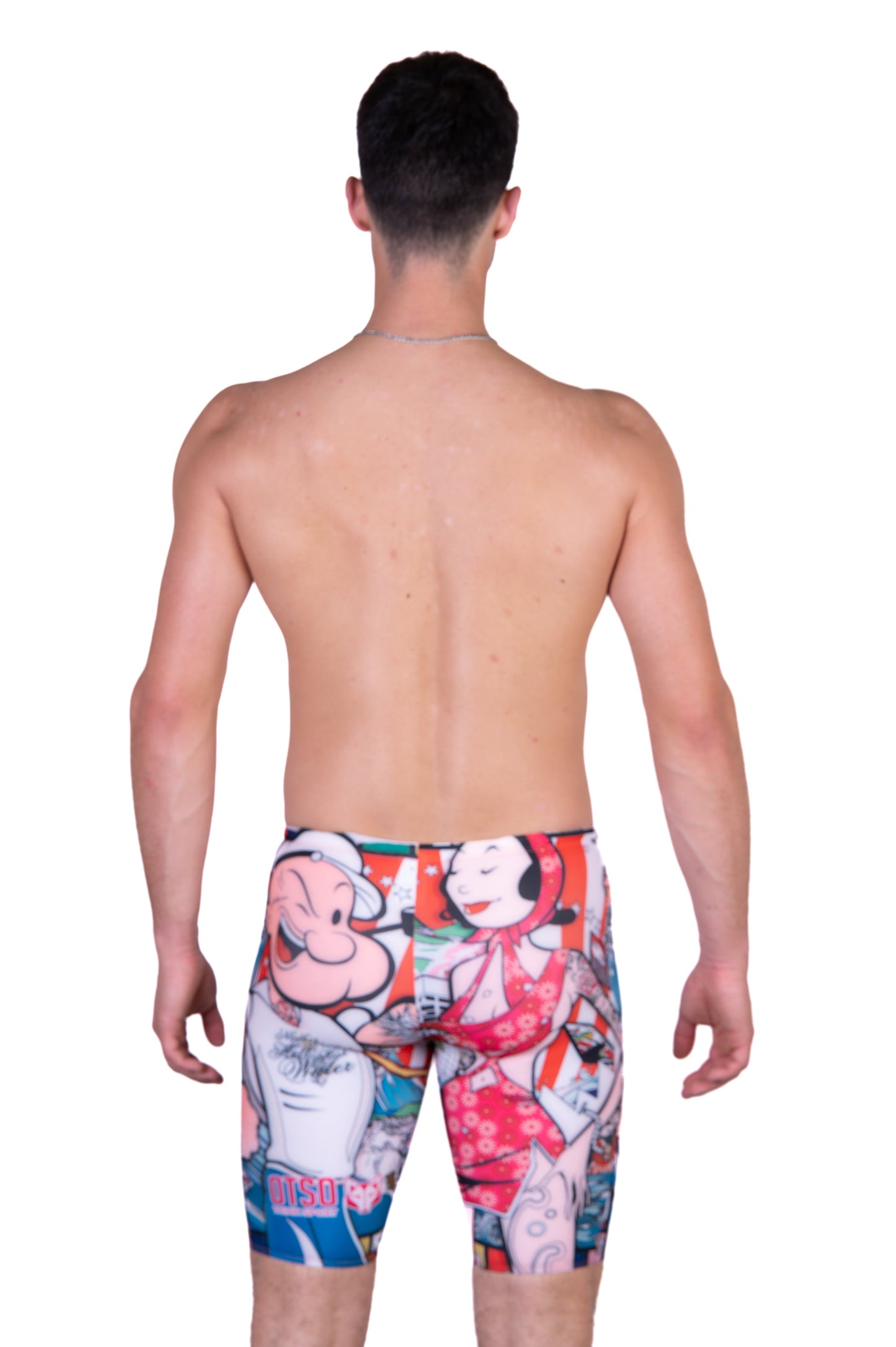 Men's Swim Jammer - Popeye Art Show