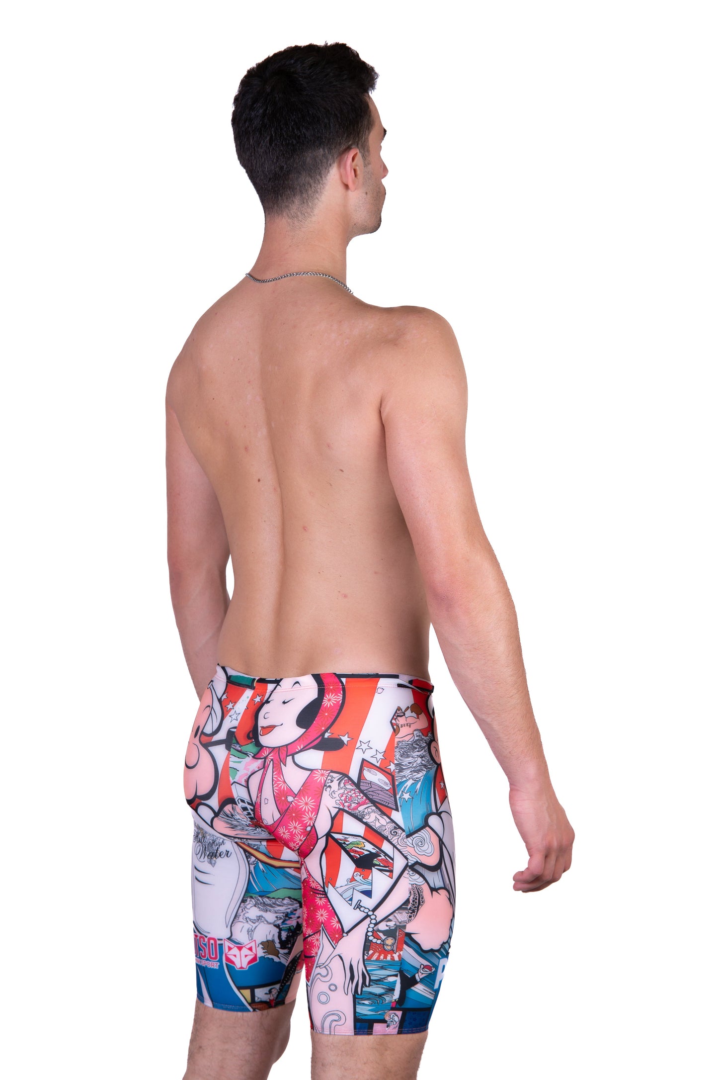 Men's Swim Jammer - Popeye Art Show