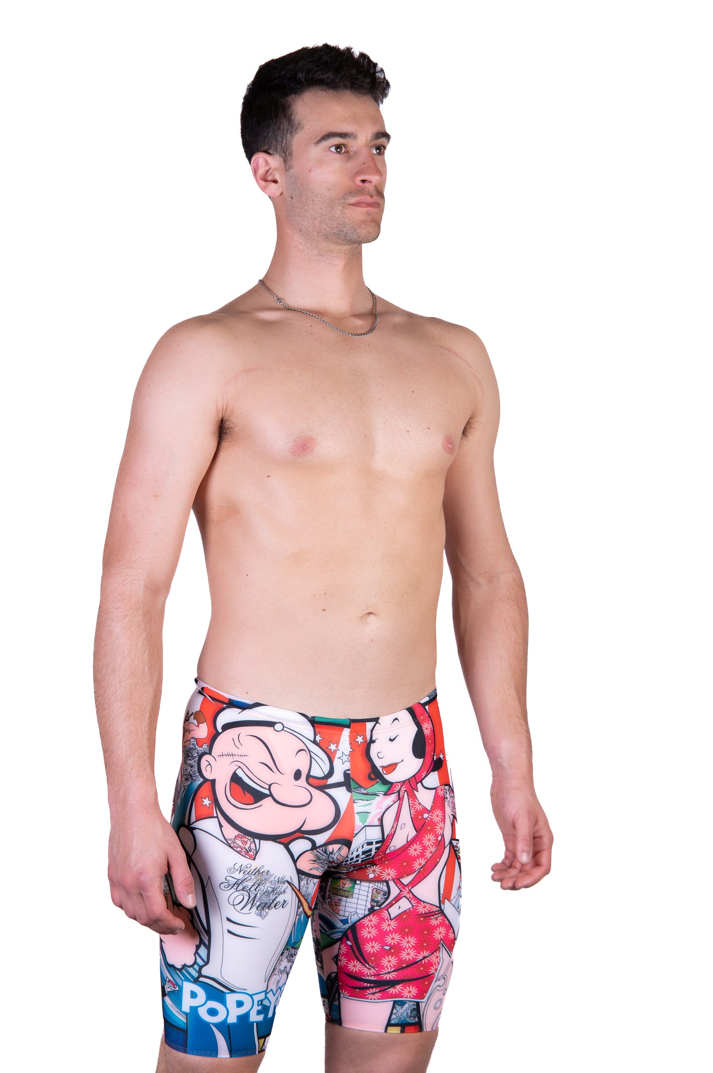 Men's Swim Jammer - Popeye Art Show