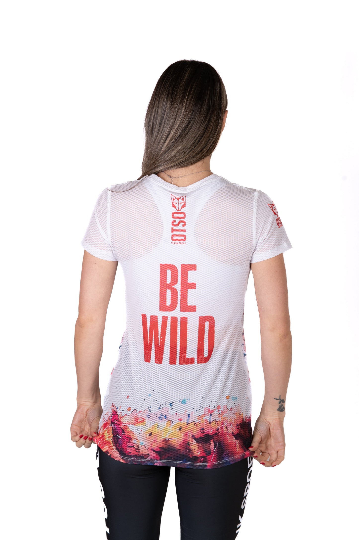 Women's Tech T-Shirt - Be Wild Bear