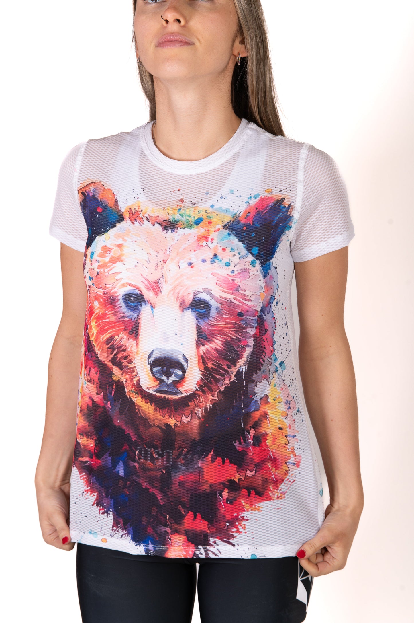 Women's Tech T-Shirt - Be Wild Bear