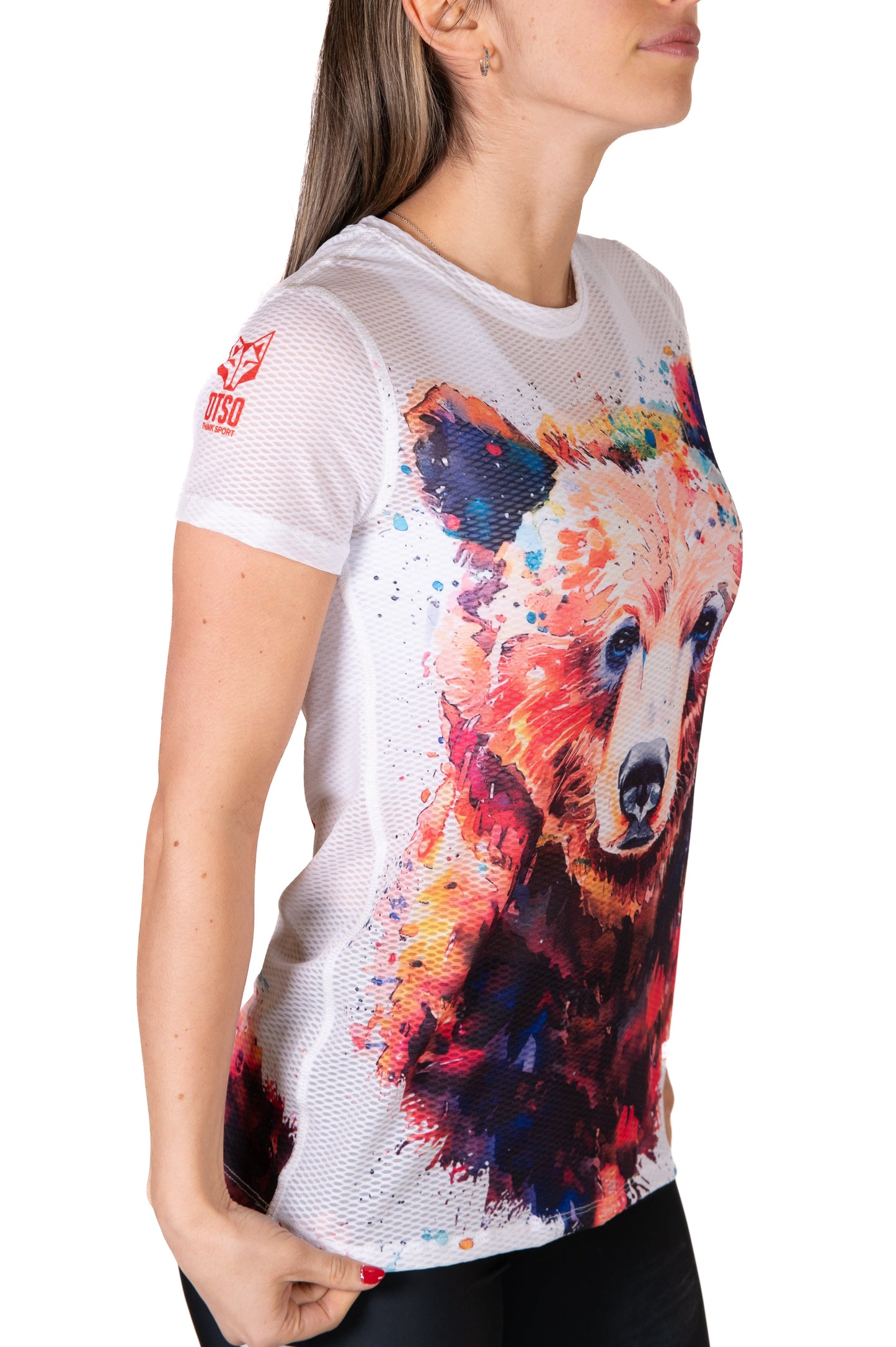 Women's Tech T-Shirt - Be Wild Bear