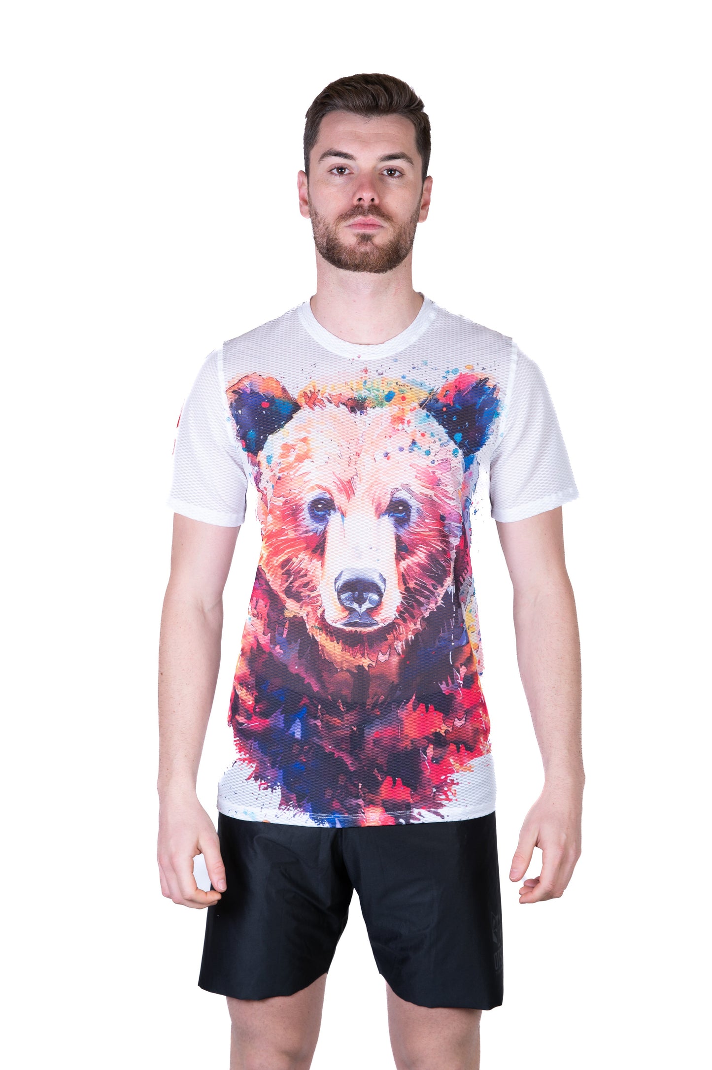 Men's Tech T-Shirt - Be Wild Bear