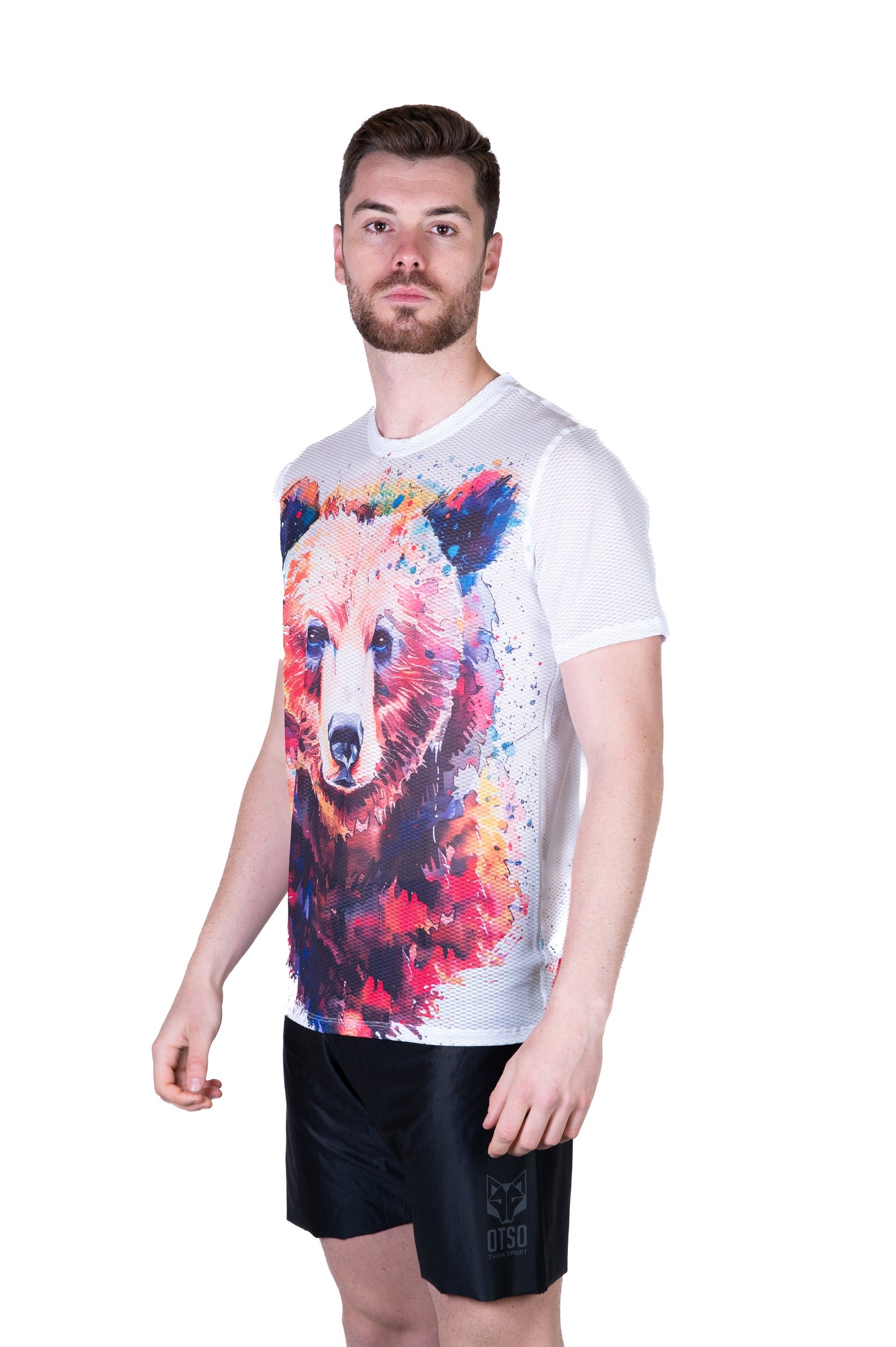 Men's Tech T-Shirt - Be Wild Bear