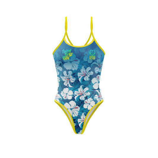 Women's Swimsuit Swim Bike Run Flower