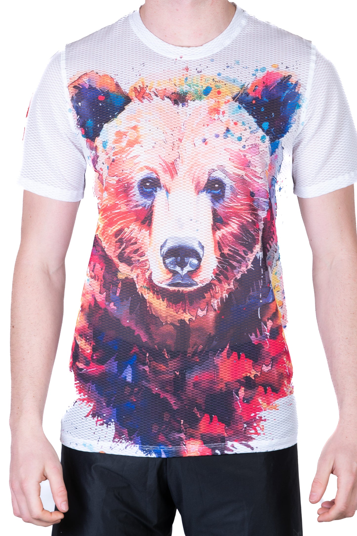 Men's Tech T-Shirt - Be Wild Bear