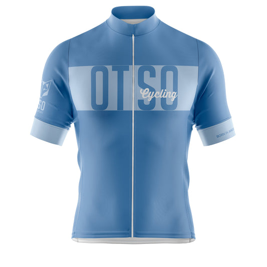 Men's Cycling Jersey OTSO Steel Blue