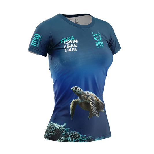 Women's T-Shirt Short Sleeve Kona Turtles